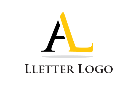 letters L and A