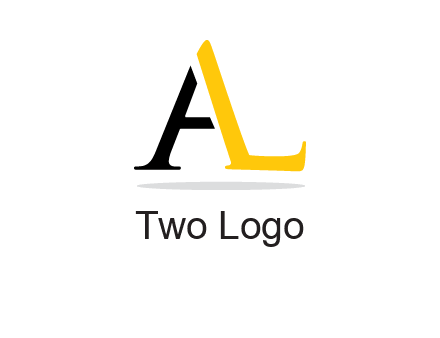letters L and A