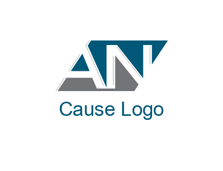 letters A and N