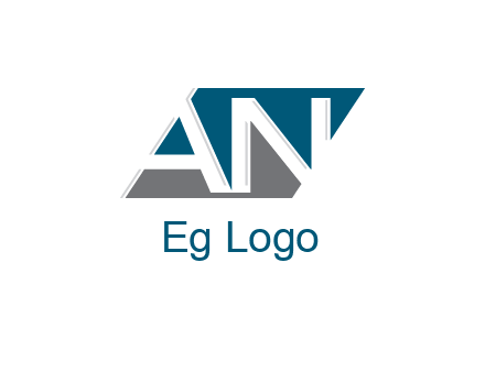 letters A and N