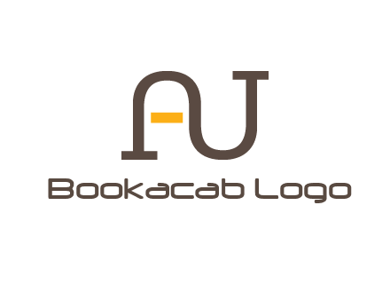 letters A and U logo