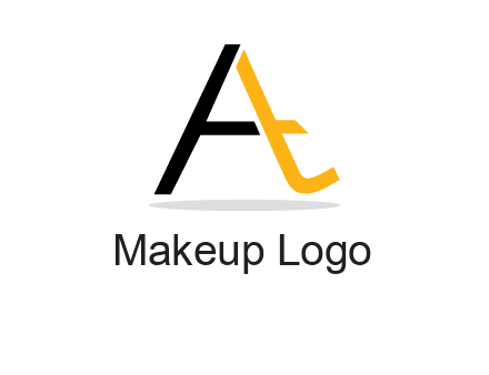 lowercase T inside uppercase A logo