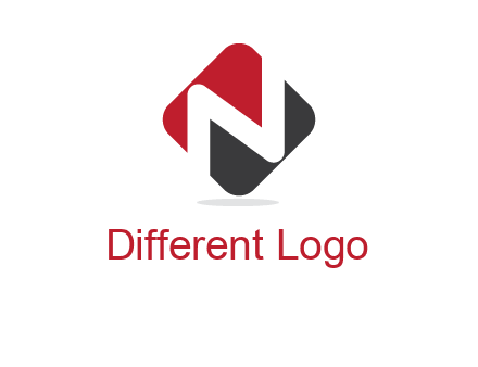 letter N in a square logo with rounded edges