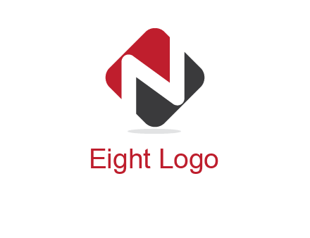 letter N in a square logo with rounded edges