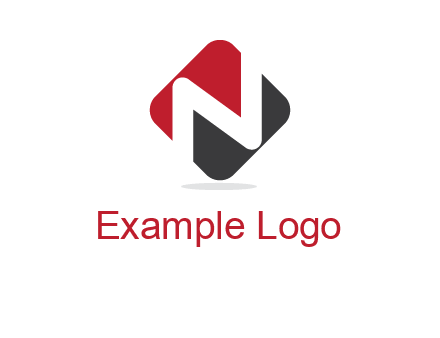 letter N in a square logo with rounded edges