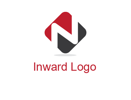 letter N in a square logo with rounded edges