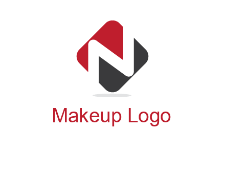 letter N in a square logo with rounded edges
