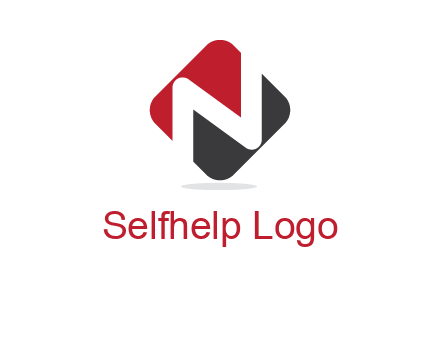 letter N in a square logo with rounded edges
