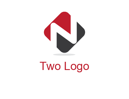 letter N in a square logo with rounded edges