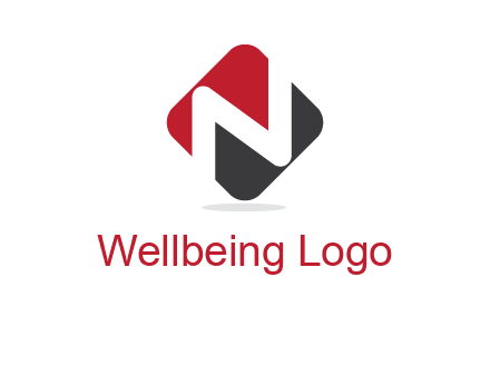 letter N in a square logo with rounded edges