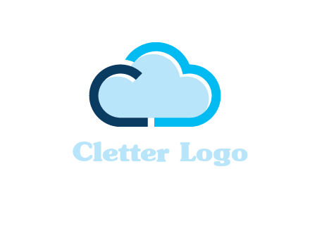 letter C inside a cloud