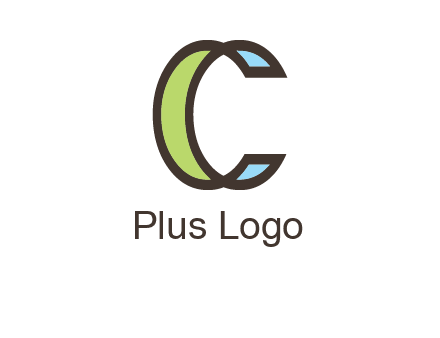 line art cartoonish letter C 