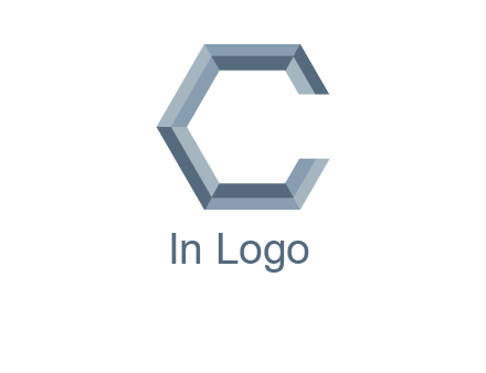 letter C resembling a hexagon