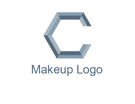 letter C resembling a hexagon