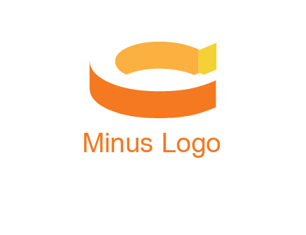 negative spacing 3D letter C