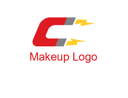 U shaped magnet forming letter C