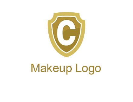 letter C in a shield