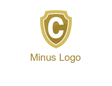 letter C in a shield