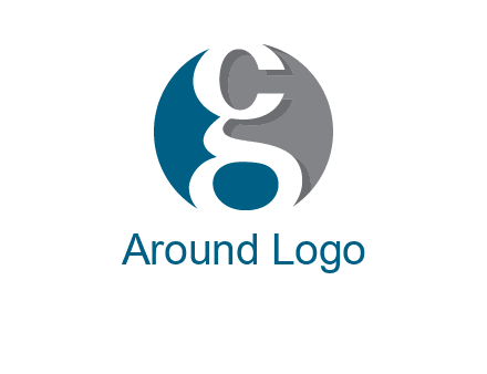 lowercase letters G and C