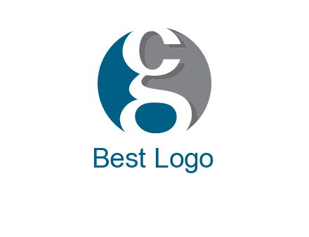 lowercase letters G and C