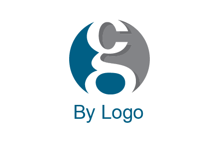 lowercase letters G and C