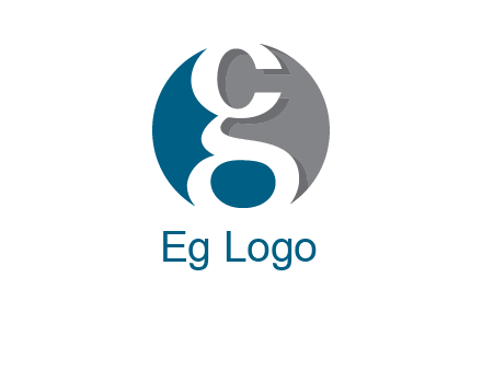 lowercase letters G and C