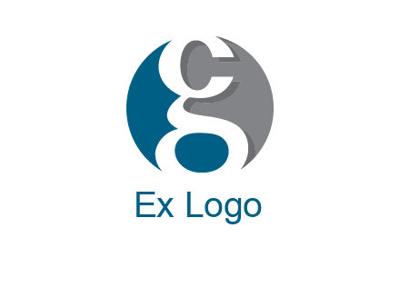 lowercase letters G and C