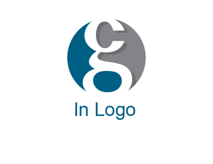 lowercase letters G and C