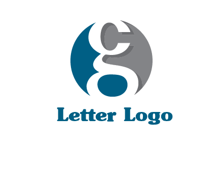 lowercase letters G and C