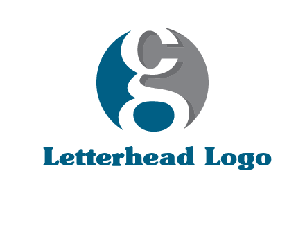 lowercase letters G and C