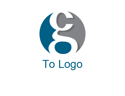 lowercase letters G and C