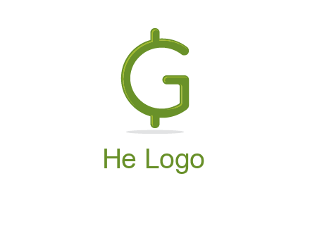 letter G dollar logo