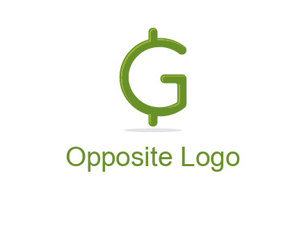 letter G dollar logo