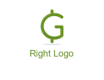 letter G dollar logo