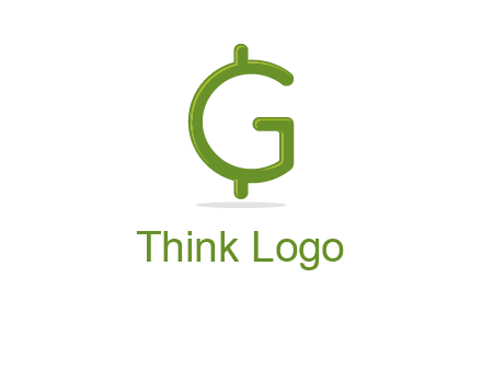 letter G dollar logo