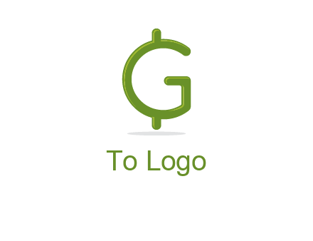 letter G dollar logo