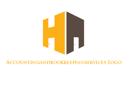 apartment building forming letters H and A