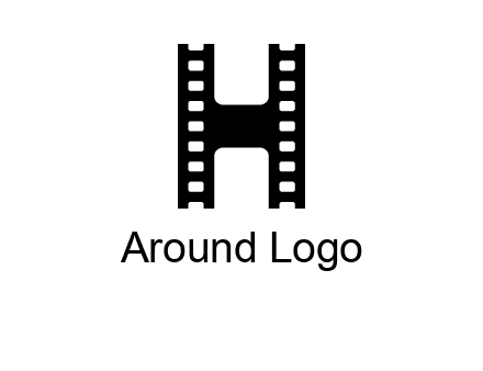 letter H in film negatives 