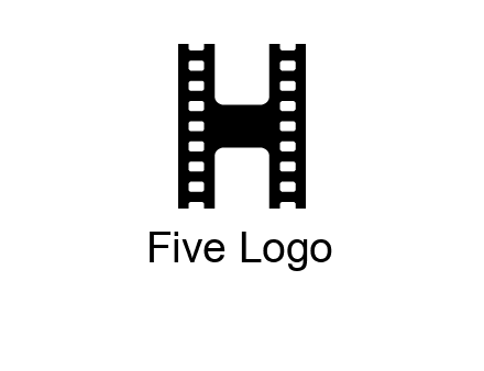 letter H in film negatives 