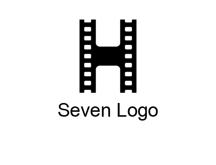 letter H in film negatives 