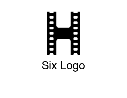 letter H in film negatives 