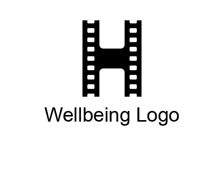 letter H in film negatives 