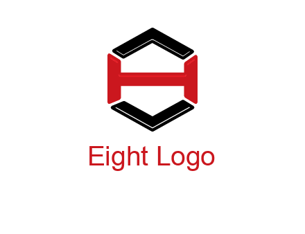 hexagon formed with letter H