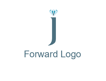 lowercase J with a diamond on top