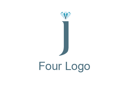 lowercase J with a diamond on top