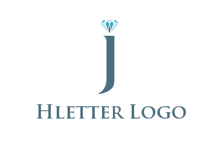 lowercase J with a diamond on top