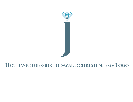 lowercase J with a diamond on top