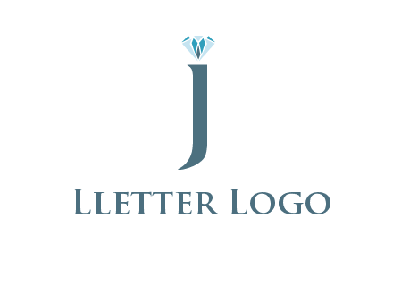 lowercase J with a diamond on top