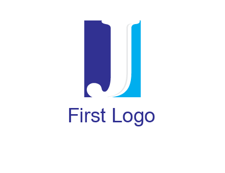 uppercase J inside a rectangle logo