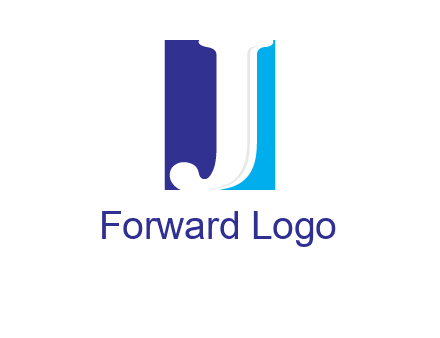 uppercase J inside a rectangle logo